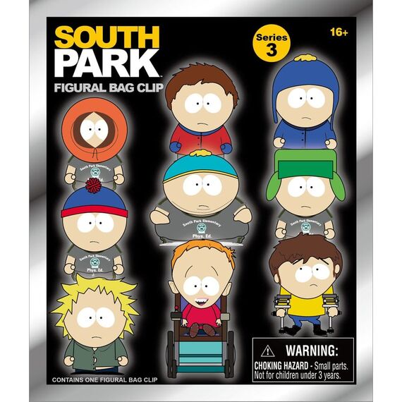 South Park 3D PVC Bag Clips Series 3 Display (24)