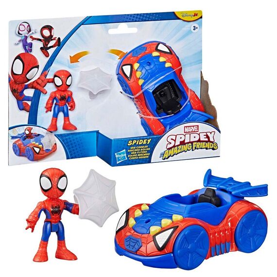 Spidey & Friends - Vehicle & Figure 7,6 cm - Spidey (G24615X0) / Toys