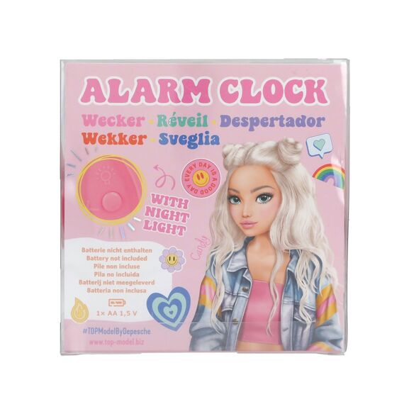 Topmodel - Alarm Clock - Bright Pink - 11 cm / Baby and Children
