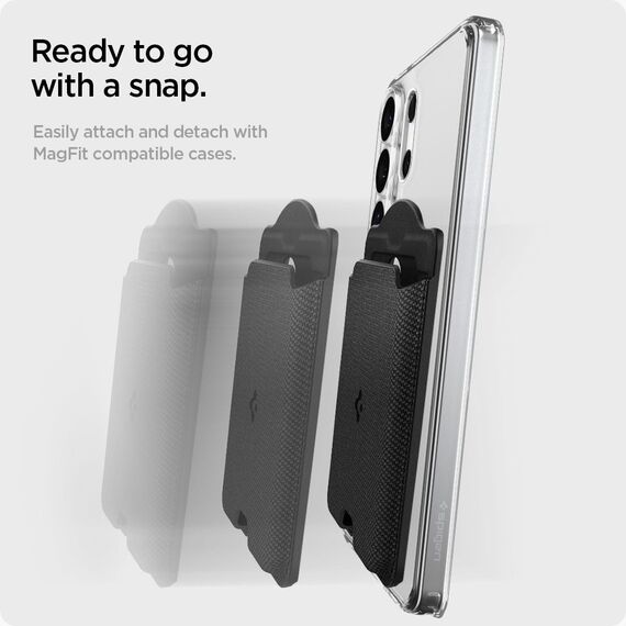 Spigen Urban Fit MagSafe Magnetic Phone Wallet - Black