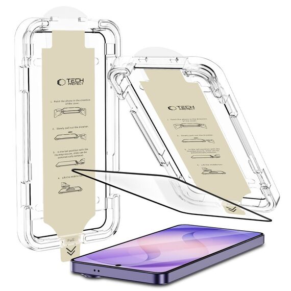 Tech-Protect Quick Set AR+ Anti-Reflective Glass for Samsung Galaxy S26 Ultra - Black