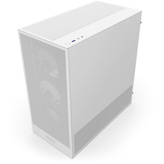 NZXT H5 Flow RGB Midi Tower White - Computer Cases - PC Cases & Accessories - Techbox