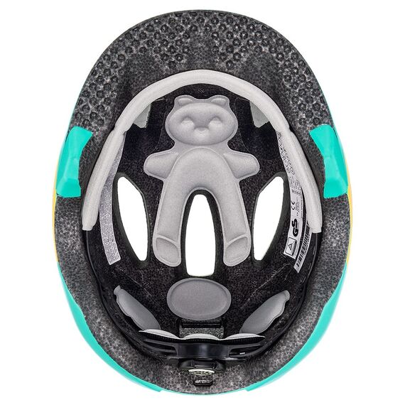 uvex oyo style monster lagoon matt children's cycling helmet, size 50–54