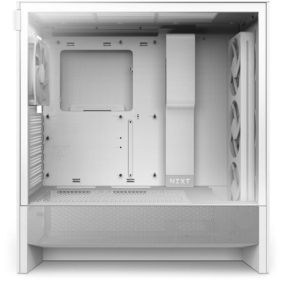 NZXT H5 Flow RGB Midi Tower White - Computer Cases - PC Cases & Accessories - Techbox