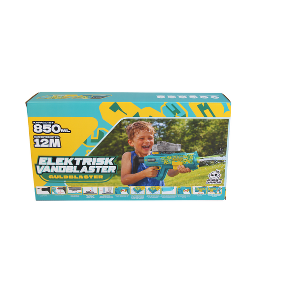 FIRSTGRADE - Electronic Water Gun - Guldborg / Toys