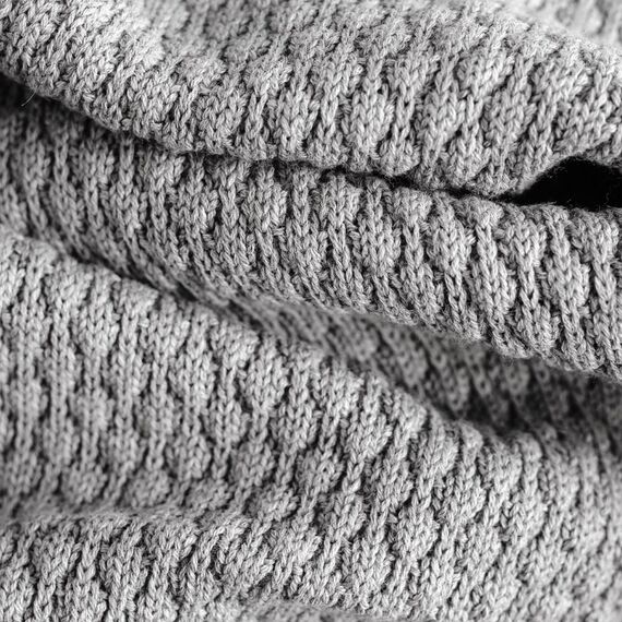 Ooh Noo - Bubbles Baby Blanket - Grey - 75x95 cm / Baby and Children