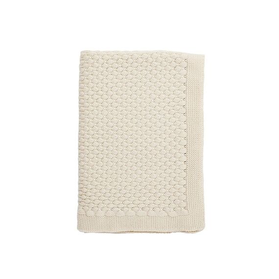 Ooh Noo - Bubbles Baby Blanket - Sand - 75x95 cm / Baby and Children