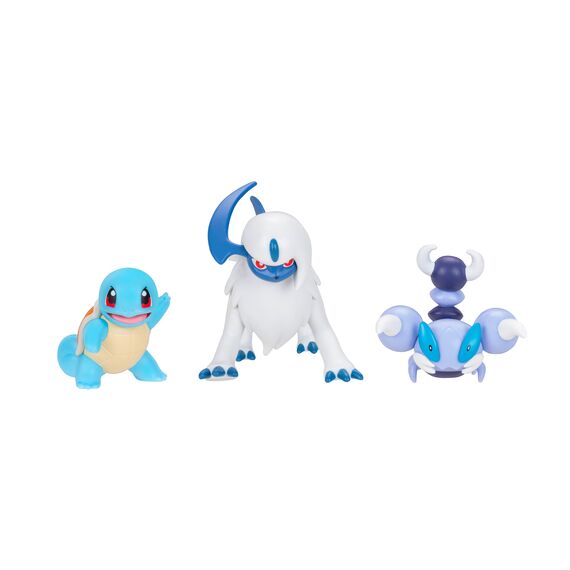 Pokémon - Battle Figure 3 pack - Squirtle, Absol & Skorupi (PKW4096) / Toys