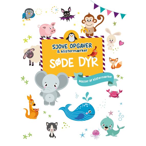 Sjove opgaver med klistermærker: Søde dyr / Toys