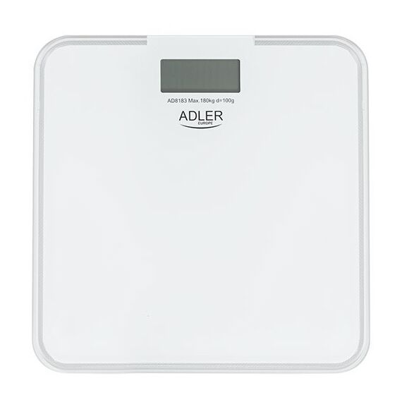 Bathroom scale ADLER AD 8183 with edge lighting White