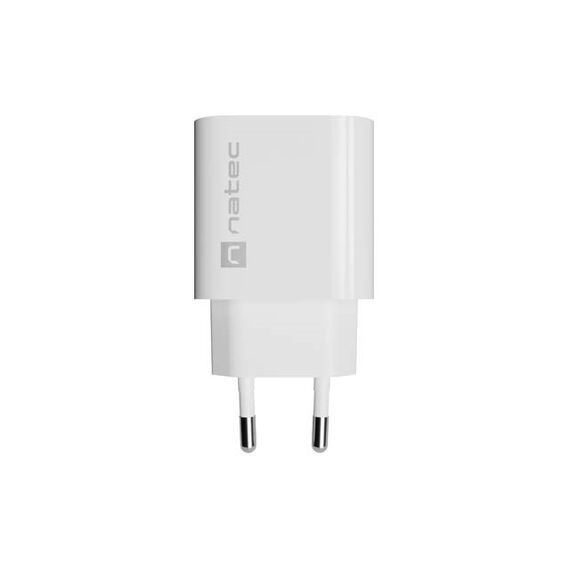 WALL CHARGER NATEC RIBERA 1X USB-C 20W WHITE | Techbox