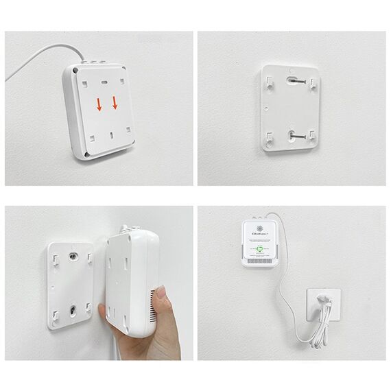 Qoltec 52576 Carbon monoxide sensor | CO detector | alarm 85dB | LED