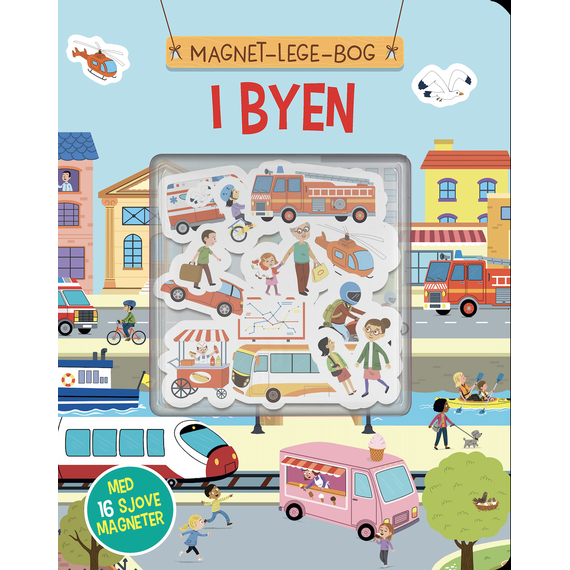 Magnet-lege-bog: I byen / Toys