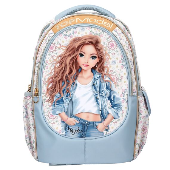 Topmodel - School Backpack FESTIVAL FUN - Cream, Gold, Light Blue / Toys