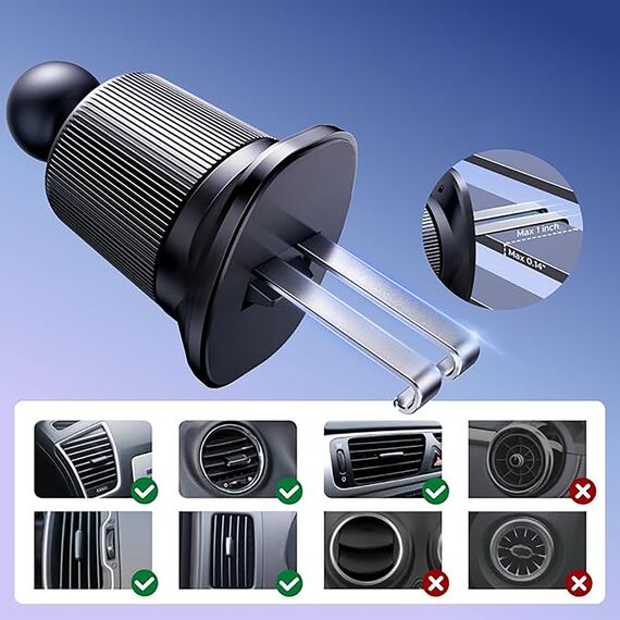 Ugreen MagSafe Compatible Car Air Vent Mount - Black