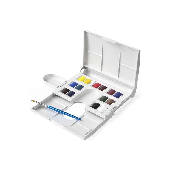 Winsor & Newton - Cotman Watercolour Set 14x1/2 Pans (831058) / Toys