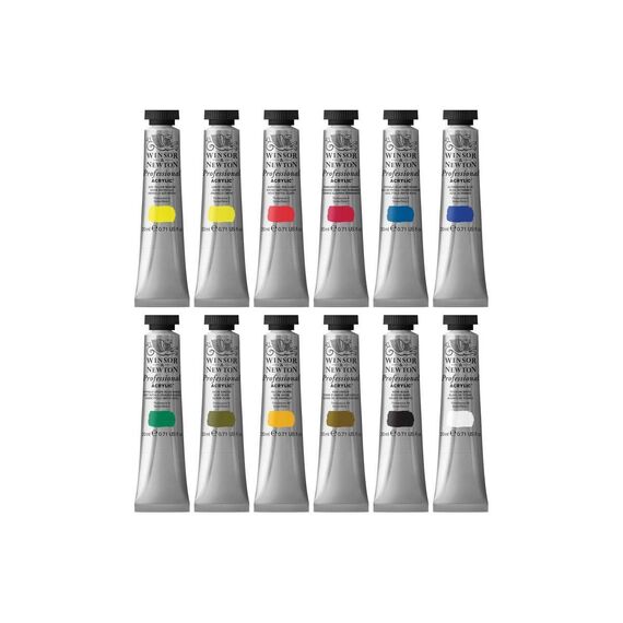 Winsor & Newton - Proff. acrylic colour starter set 12x20ml (831093) / Toys