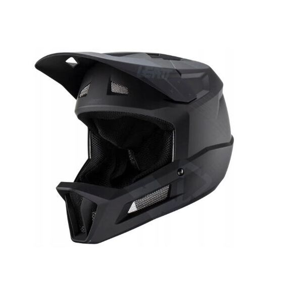 LEATT MTB Gravity 2.0 V23 Full-Face Cycling Helmet, Size L M (57-58cm) Black