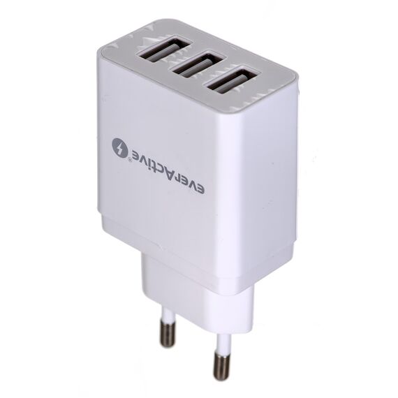 USB wall charger everActive SC-300 3xUSB 3.4A | Techbox