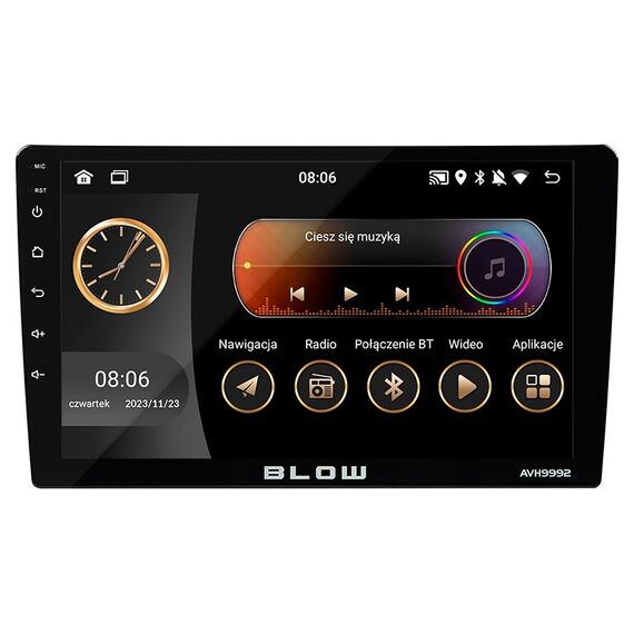 Radio BLOW AVH-9992 2DIN 9" Android/WiFi/GPS/CARPLAY