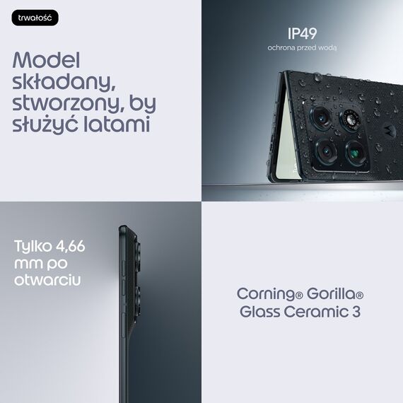 Motorola razr fold 20.6 cm (8.09") Dual SIM Android 16.0 5G USB Type-C 16 GB 512 GB 6000 mAh Black