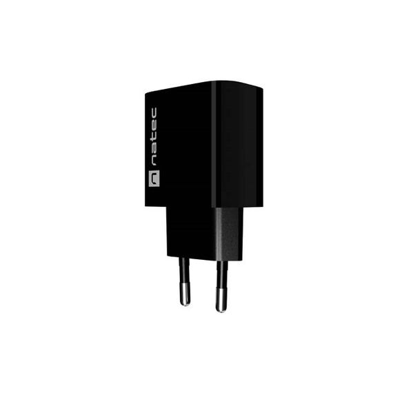 WALL CHARGER NATEC RIBERA 1X USB-A + 1X USB-C 20W BLACK