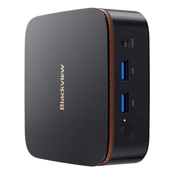 Blackview MP20 Mini PC with Ryzen 3 3300U, 8GB RAM, 256GB SSD, Windows 11 Pro, black