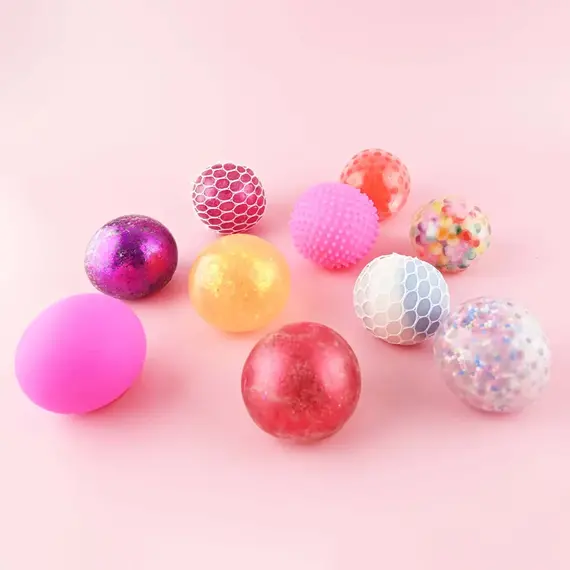 Robetoy - SQUEEZE BALL SET UNICORN 10pcs 6Øcm / Toys