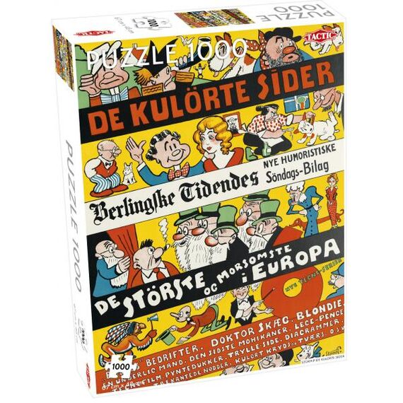 Tactic - Puzzle 1000 pc - Storm P - De Kulørte Sider / Toys