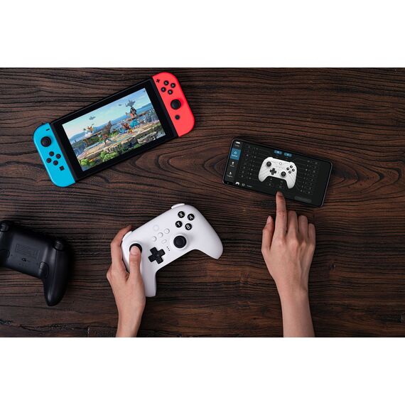 8BitDo Ultimate Controller with Charging Dock BT - White / Nintendo Switch