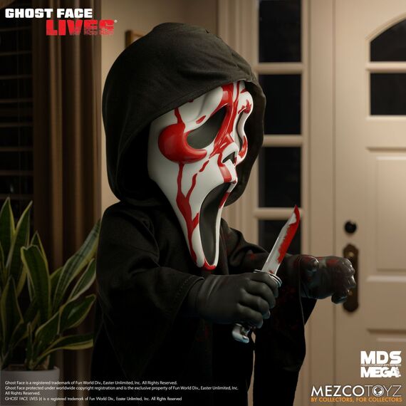 SCREAM - Bloody Ghost Face - MDS Mega Scale Talking Doll 37cm