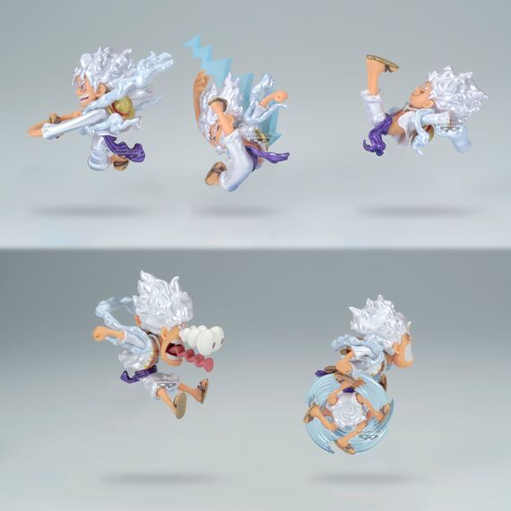 ONE PIECE - WCF Luffy Gear 5 Metallic - Assortiments 12 Figurine 7cm