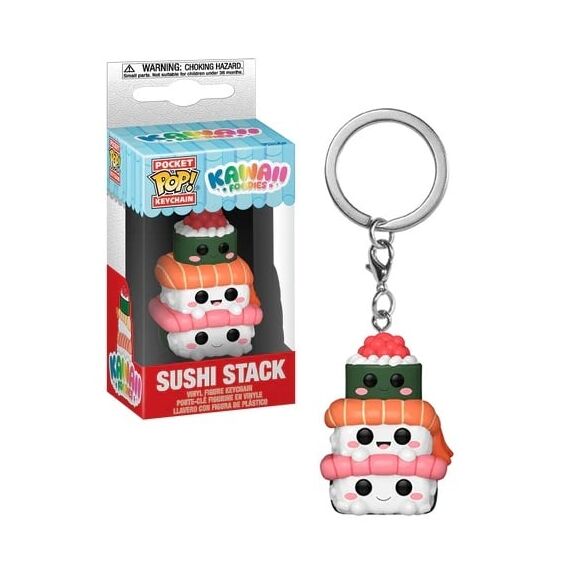 KAWAII FOODIES - Pocket Pop Keychains - Sushi Stack