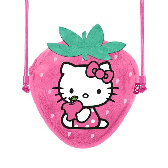 HELLO KITTY - Strawberry - Mini Fur Shoulder Bag '20x15x6cm'