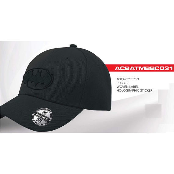 BATMAN - Logo Black - Baseball Cap "Honey Comb"