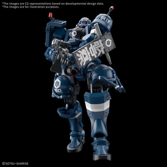 GUNDAM - HG 1/144 Police Zaku - Model Kit GQuuuuuuX Series