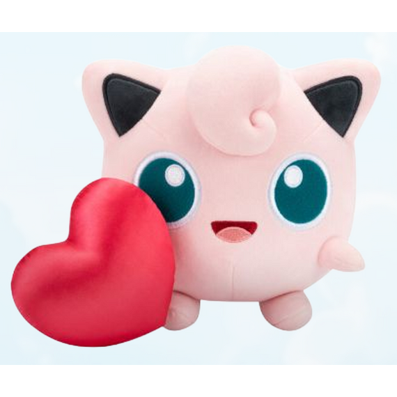 POKEMON - Jigglypuff with Heart - Plush 20cm