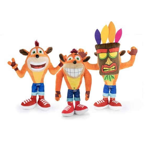 CRASH BANDICOOT - Assortment of 6 Plushs 3 Models - 20cm