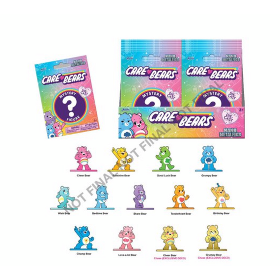 CAREBEAR - Display of Blind Nano Figures - 12 Assortment - 24pc