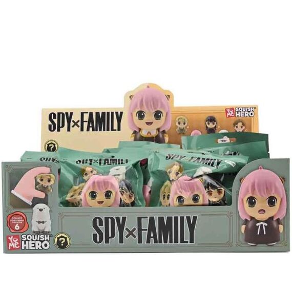 SPY X FAMILY - Squish Hero - Assortiment 16 Figures 7.6cm