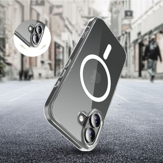 Tech-Protect FlexAir Hybrid MagSafe Case for iPhone 17 - Clear