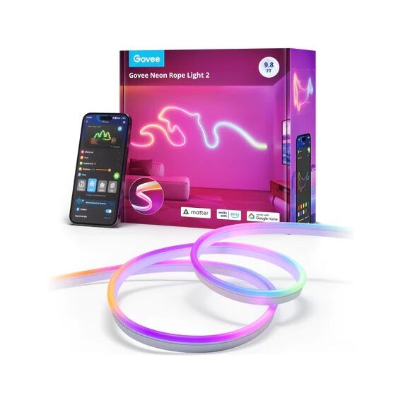 Govee H61D5301-OF-EU smart lighting Smart strip light Wi-Fi 48 W | Techbox