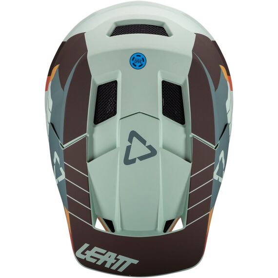 LEATT MTB Gravity 2.0 V25 Full-Face Cycling Helmet Size M mint