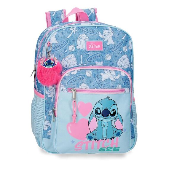 Disney Stitch Hearts adaptable backpack 38cm