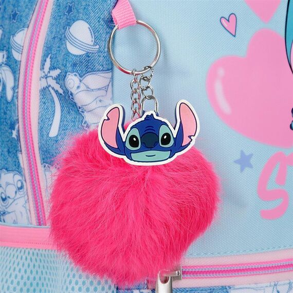 Disney Stitch Hearts adaptable backpack 28cm