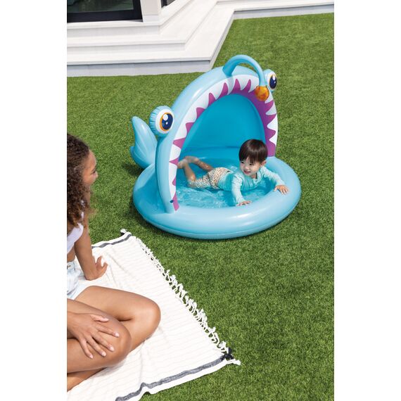 INTEX - Angler Fish Baby Pool 127x102cm Age 1-3 (58419) / Toys