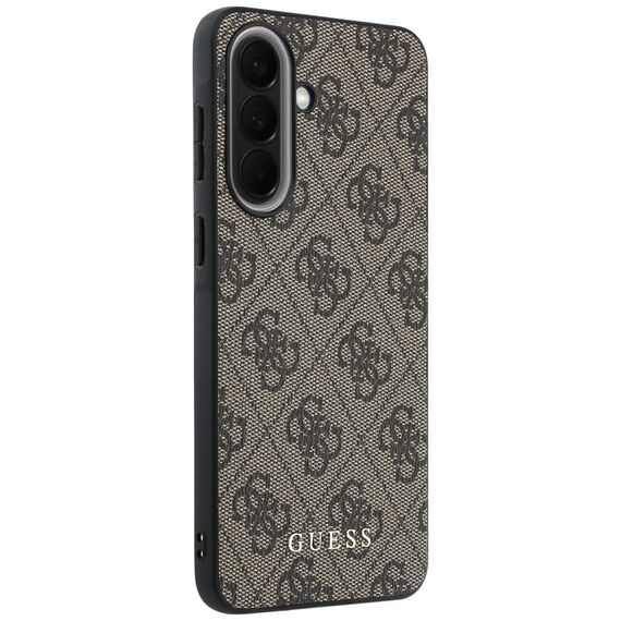 Etui Guess 4G Classic na Samsung Galaxy A37 5G - brązowe