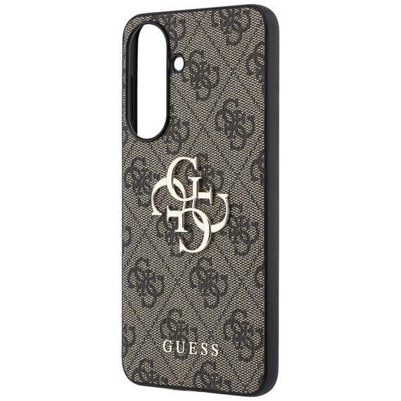 Etui Guess Leather 4G Metal Logo na Samsung Galaxy A37 5G - brązowe