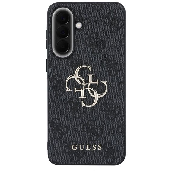 Etui Guess Leather 4G Metal Logo na Samsung Galaxy A57 5G - czarne