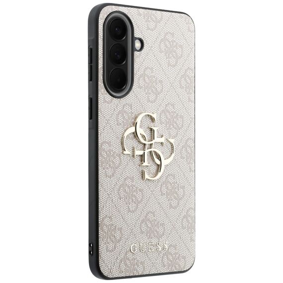 Etui Guess Leather 4G Metal Logo na Samsung Galaxy A57 5G - różowe
